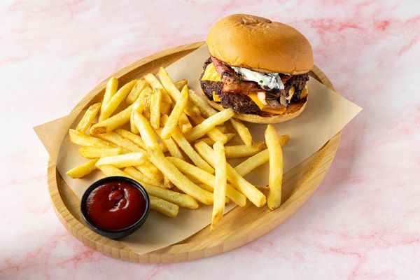 Mayo Mushroom Burger