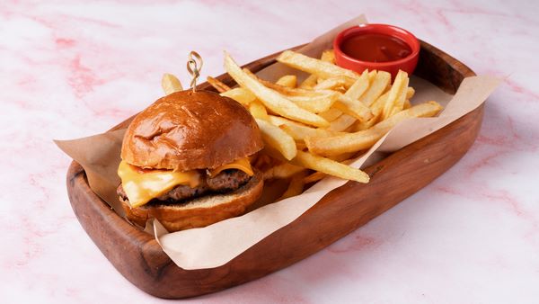 Burgeraki on Kids Menu